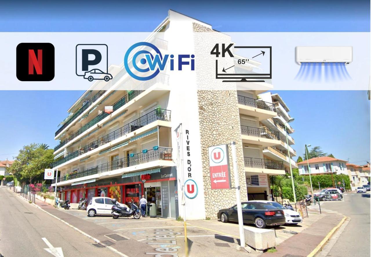 Magnifique appartement le Cannet,Cannes, Parking, Wifi Extérieur photo