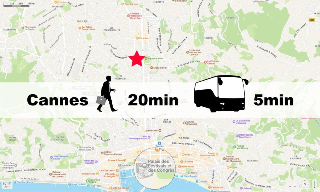 Magnifique appartement le Cannet,Cannes, Parking, Wifi Extérieur photo